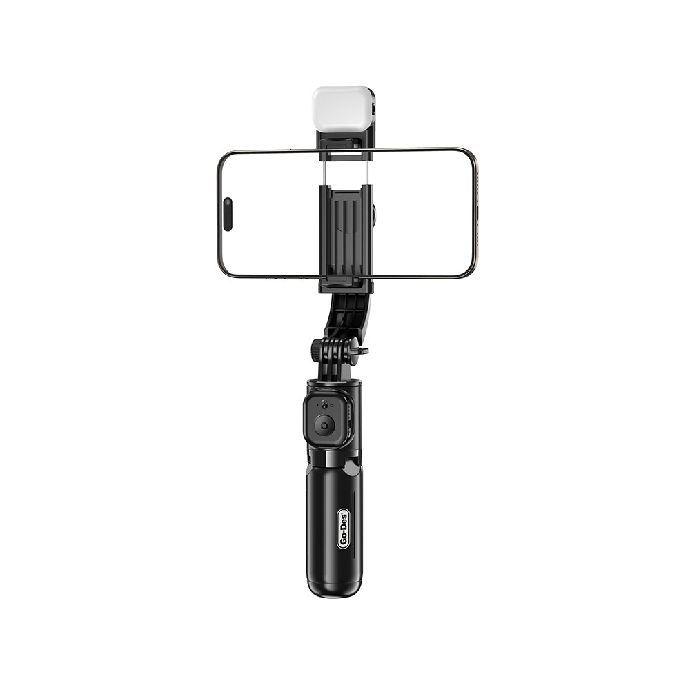 Go Des GD-ST67 Canlı Yayın Dolgu Işıklı Kumandalı 360 Derece Dönebilen Selfie Çubuğu ve Tripod Go Des GD-ST67 Canlı Yayın Dolgu Işıklı Kumandalı 360 Derece Dönebilen Selfie Çubuğu ve Tripod